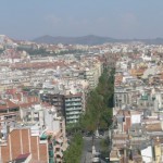 Barcellona - panorama con le ramblas