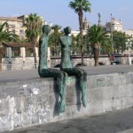 Barcellona_La Parella_sculture in bronzo sul lungo