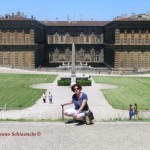 Palazzo Pitti visto dal Giardino di Boboli-Firenze