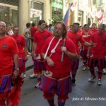 Firenze-corteo storico-squadra rossa calcio S.Mari