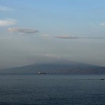 Bocale(Rc): l'Etna visto dalla spiaggia Calypso